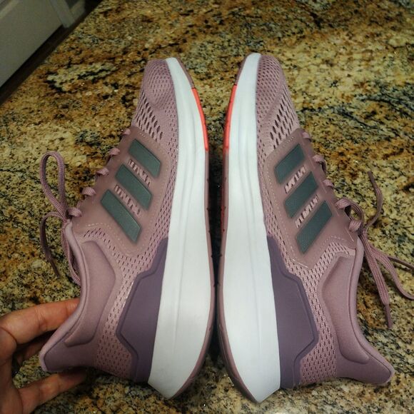 Shoes Training Running Women Adidas EQ21 Run GZ4075 Pink 9.5 - Picture 6 of 12